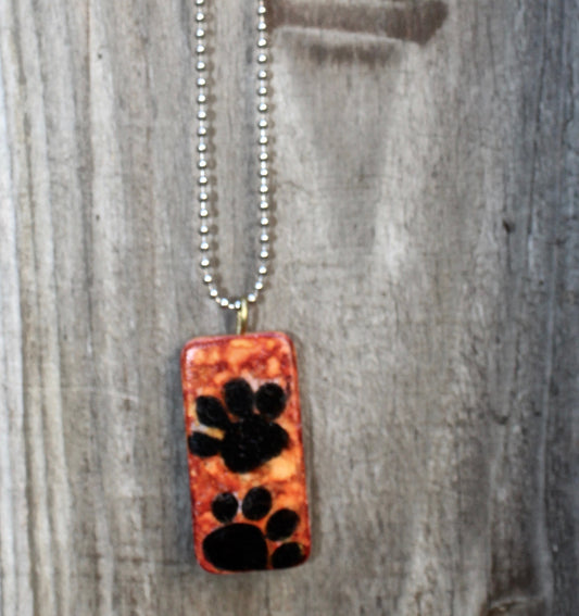 Paw Print Necklace - Cat Noir CC